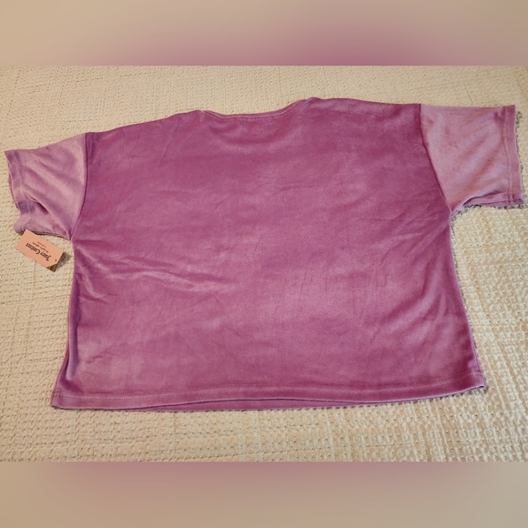 Juicy Couture Women's Lavender Velour Short Set XL 80s 90s Soft Sexy NWT - Picture 11 of 13